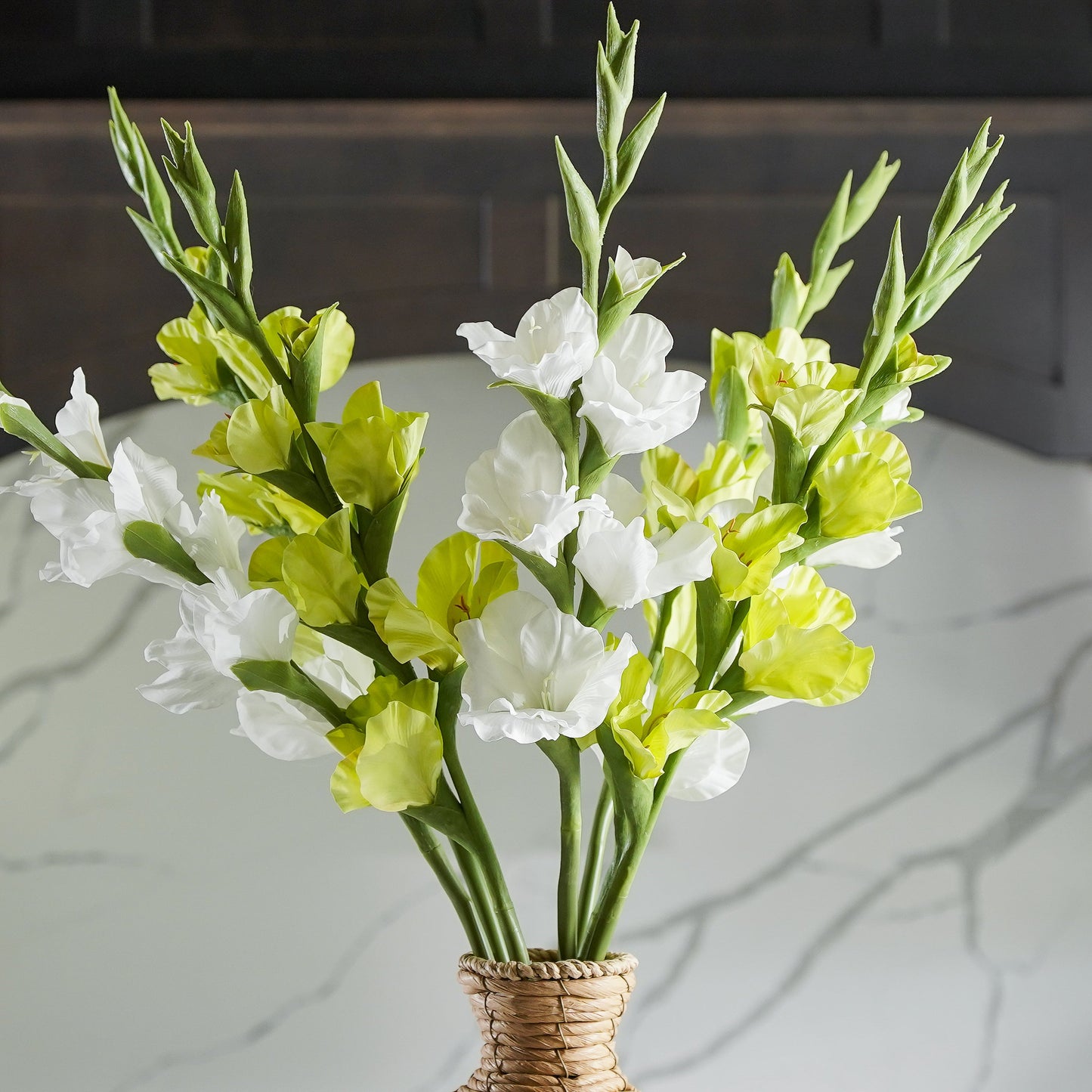 Real Touch Gladiolus Stem | Spring Green