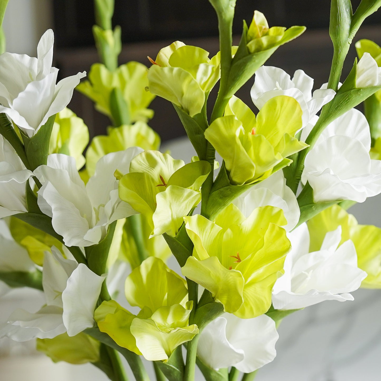 Real Touch Gladiolus Stem | Spring Green