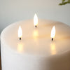 Flameless Triple Wick Candle | Linen