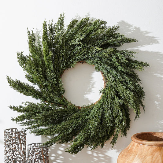 Majestic Real Touch Cedar Wreath