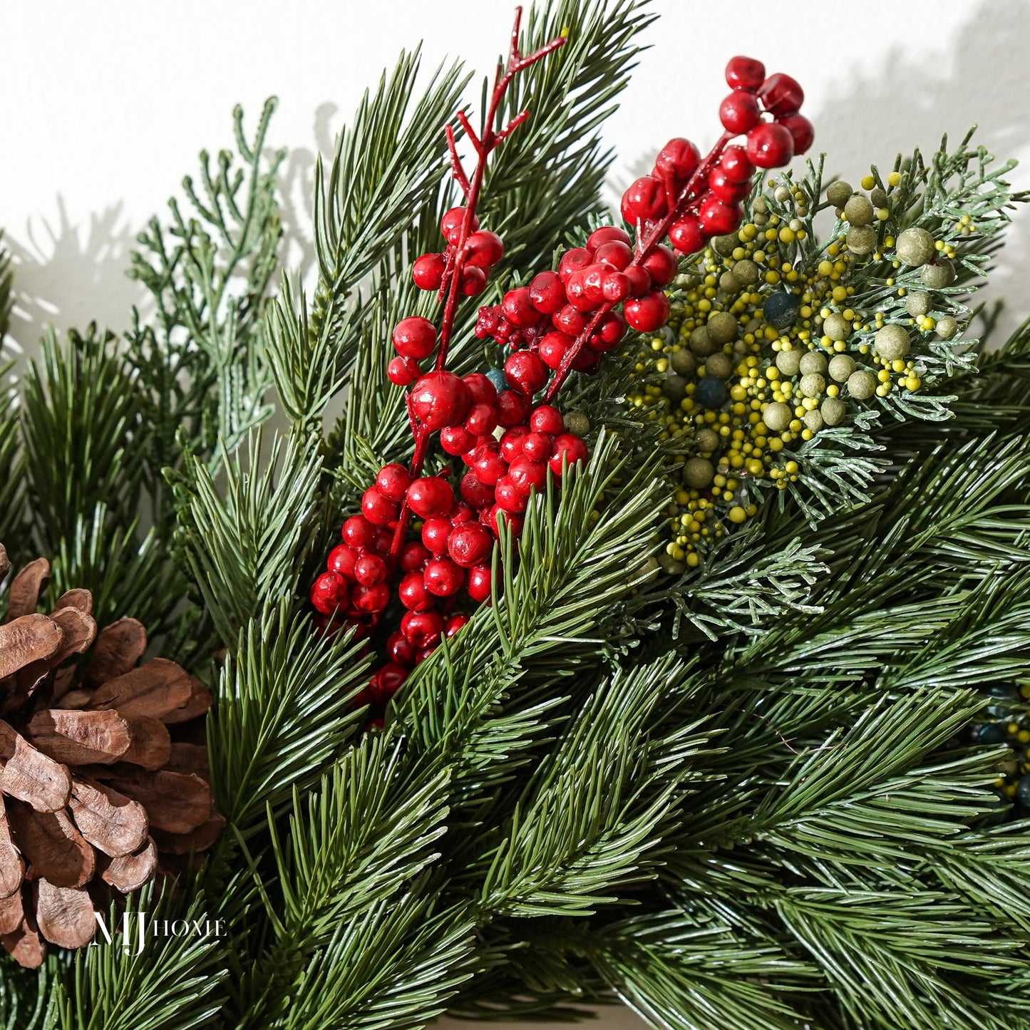 Holiday Mixed Green & Berry Wreath