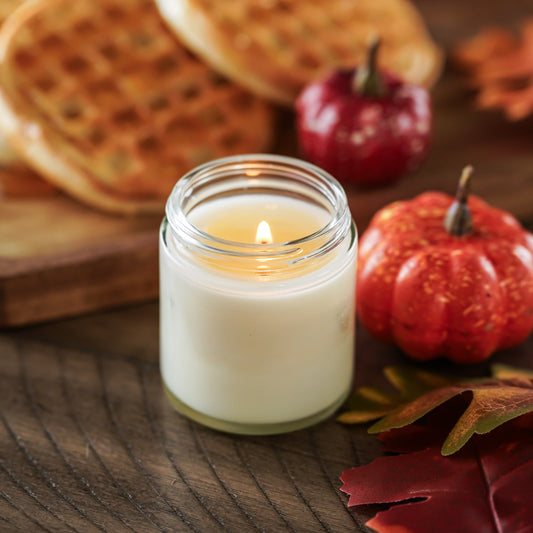 Pumpkin Waffles | Votive Jar