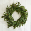 Spruce and Pinecone Wreath