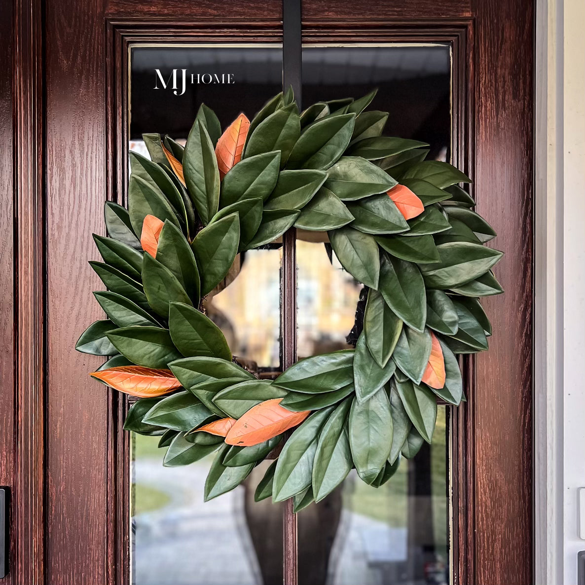 Real Touch Magnolia Wreath