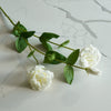 Real Touch Rose Stem | White