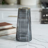 Harlan Smoked Glass Vase