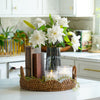 Depression Glass Flameless Candle