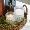 Depression Glass Flameless Candle
