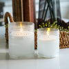 Depression Glass Flameless Candle
