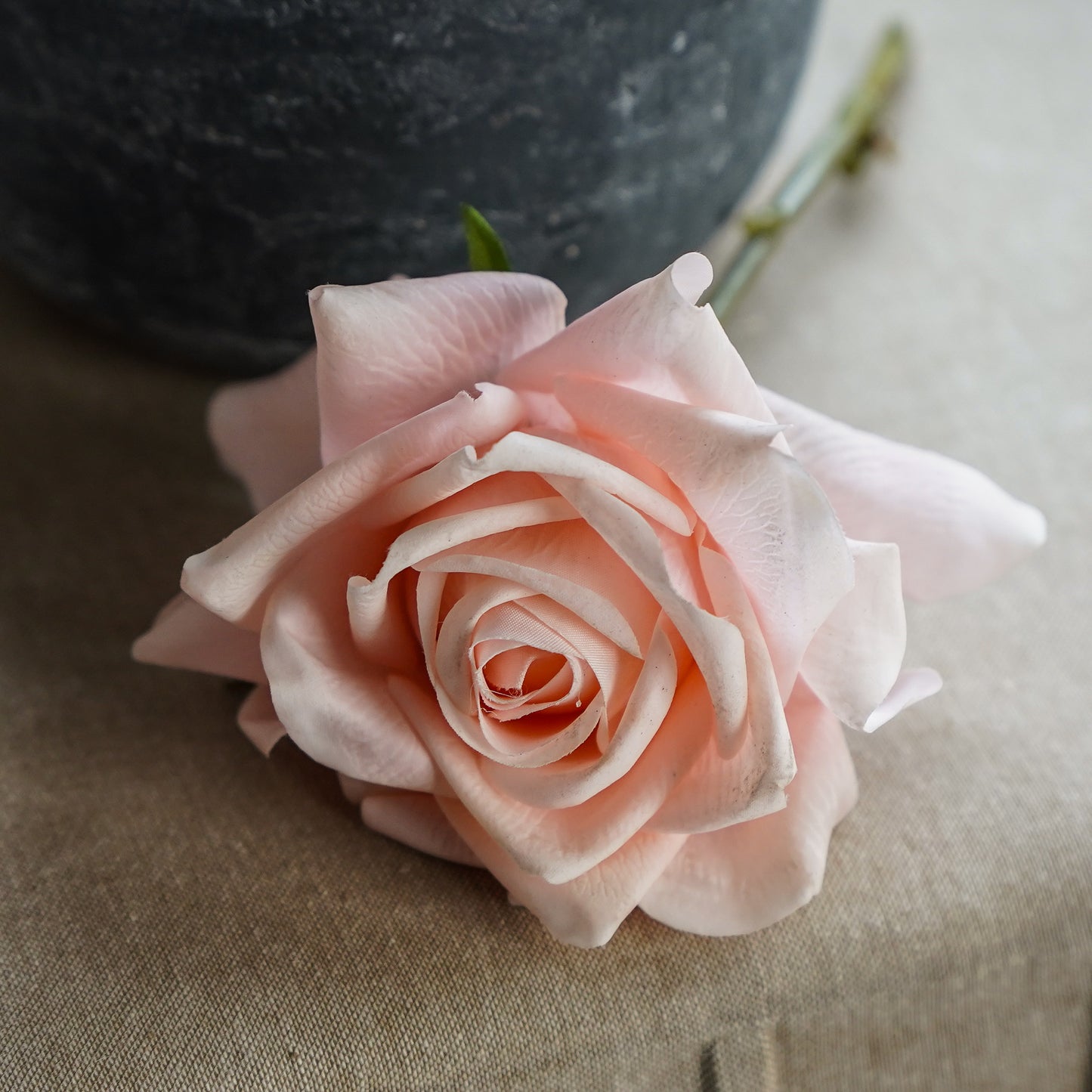 Real Touch Duchess Rose Stem | Pink